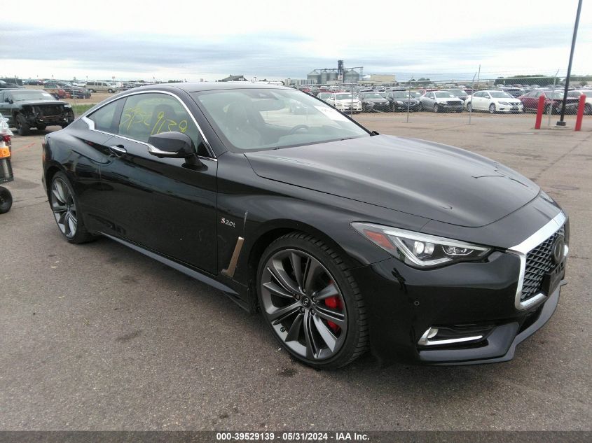 JN1FV7EL1KM440556 2019 Infiniti Q60 3.0T Red Sport 400