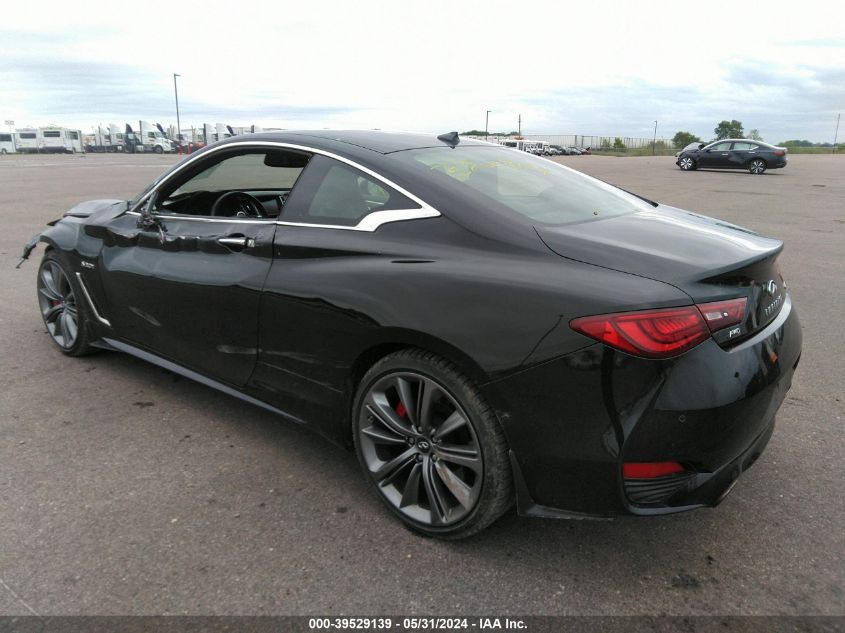 JN1FV7EL1KM440556 2019 Infiniti Q60 3.0T Red Sport 400