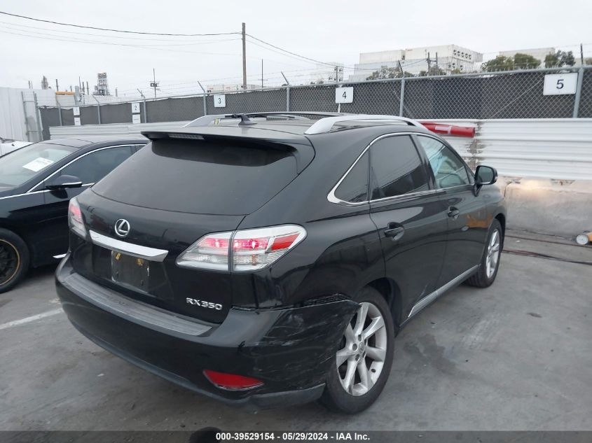 2012 Lexus Rx 350 VIN: JTJZK1BA1C2414231 Lot: 39529154