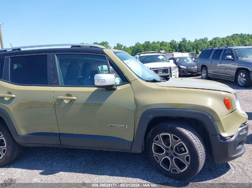 2015 Jeep Renegade Limited VIN: ZACCJBDT8FPB79305 Lot: 39529171