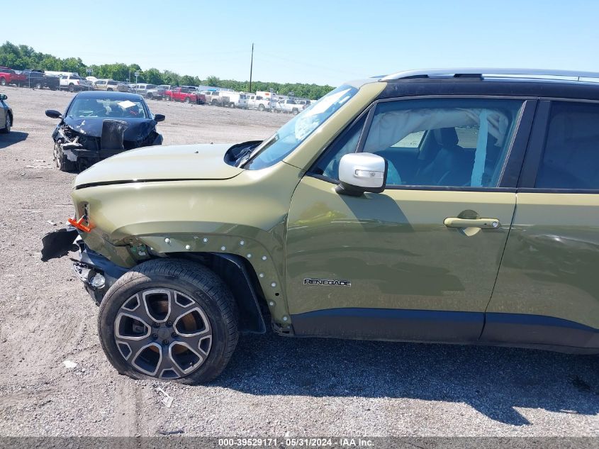 2015 Jeep Renegade Limited VIN: ZACCJBDT8FPB79305 Lot: 39529171