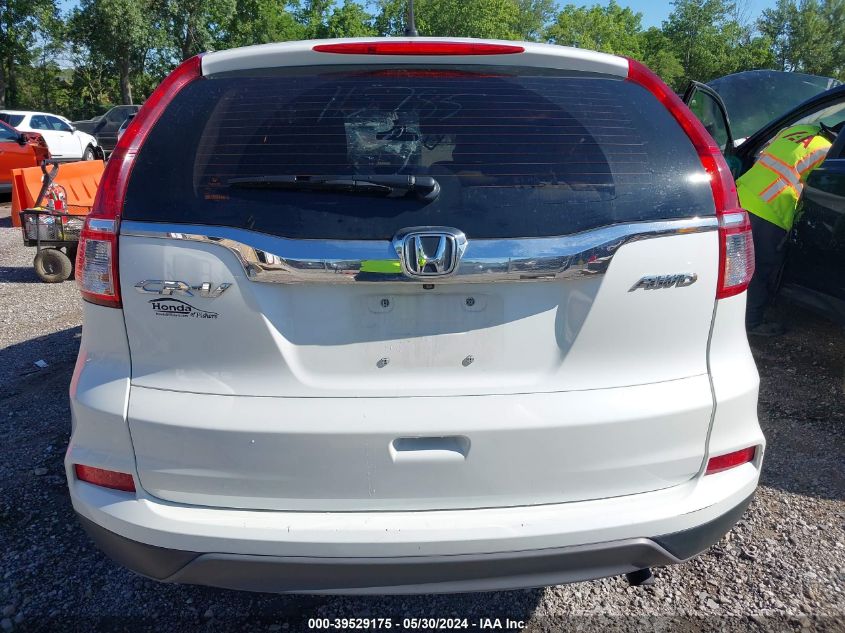 2015 Honda Cr-V Lx VIN: 5J6RM4H36FL115785 Lot: 39529175