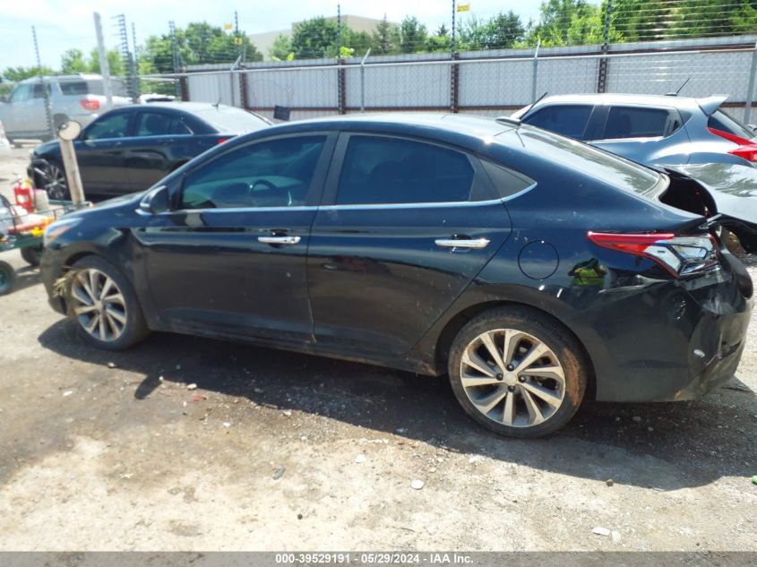 2022 Hyundai Accent Limited VIN: 3KPC34A60NE157282 Lot: 39529191