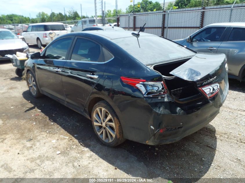 2022 Hyundai Accent Limited VIN: 3KPC34A60NE157282 Lot: 39529191