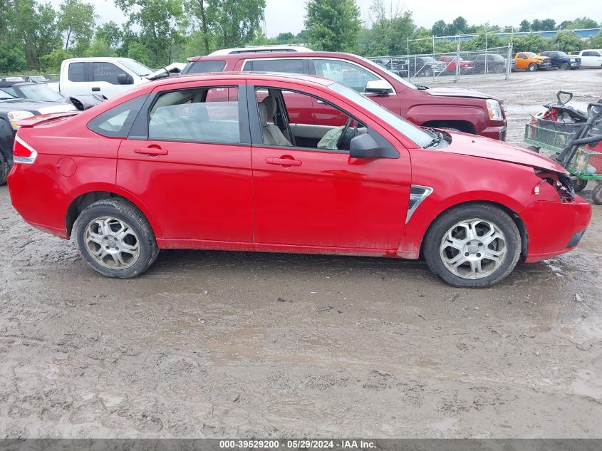 2008 Ford Focus Se/Ses VIN: 1FAHP35N98W224614 Lot: 39529200