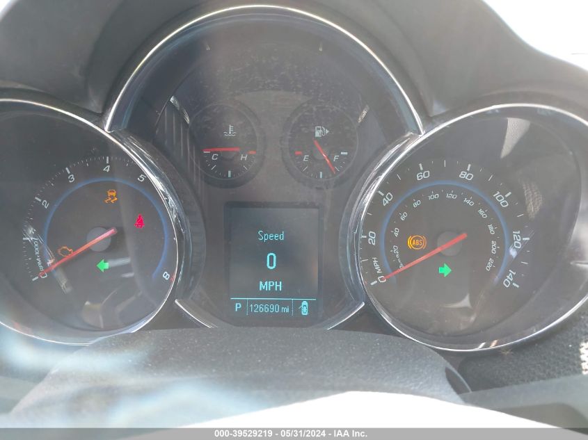 2012 Chevrolet Cruze 1Lt VIN: 1G1PF5SC3C7298744 Lot: 39529219