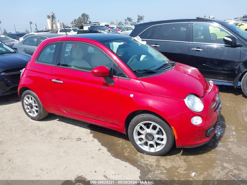 2014 Fiat 500 Pop VIN: 3C3CFFAR5ET250277 Lot: 39529221