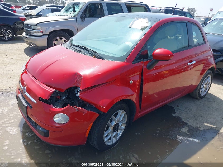 2014 Fiat 500 Pop VIN: 3C3CFFAR5ET250277 Lot: 39529221