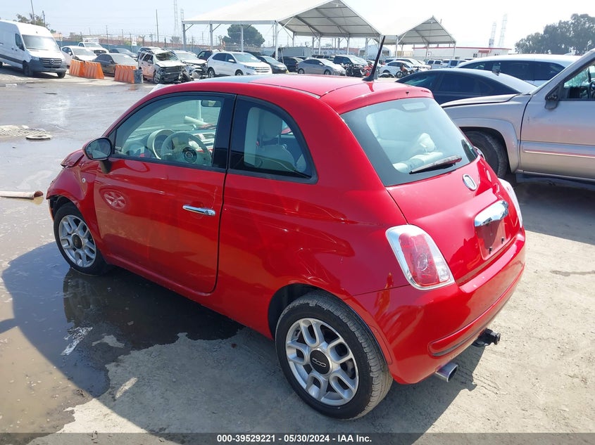 2014 Fiat 500 Pop VIN: 3C3CFFAR5ET250277 Lot: 39529221