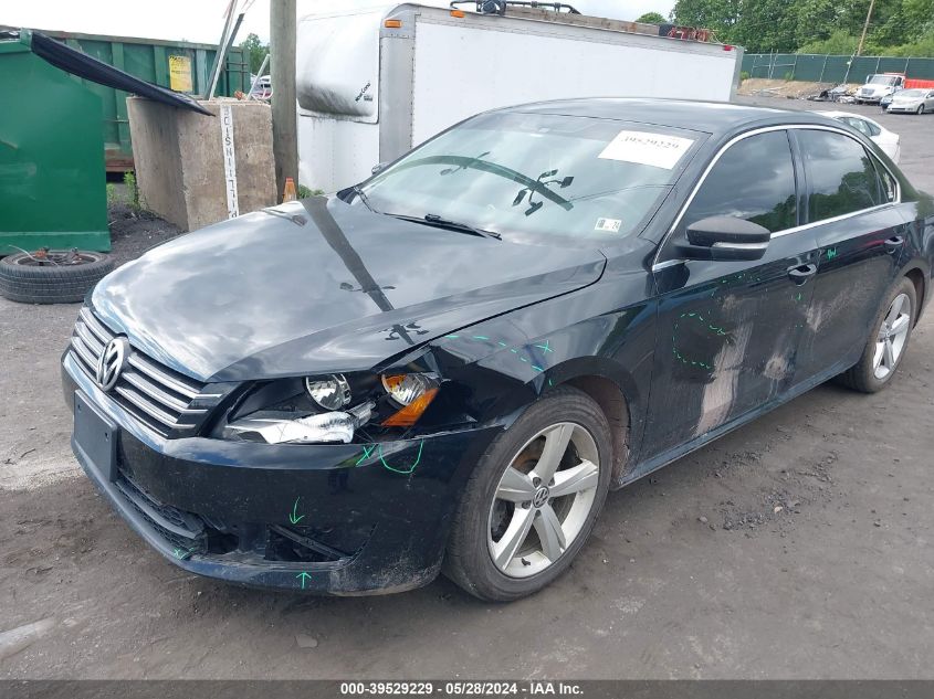 2013 Volkswagen Passat 2.5L Se VIN: 1VWBP7A32DC008981 Lot: 39529229