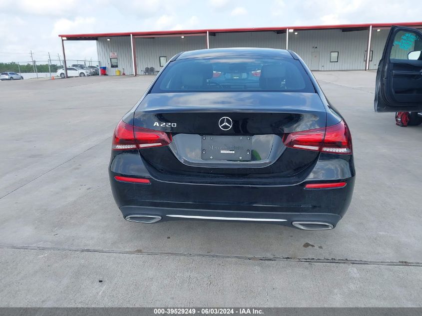 2022 Mercedes-Benz A 220 VIN: W1K3G4EB7NJ360206 Lot: 39529249