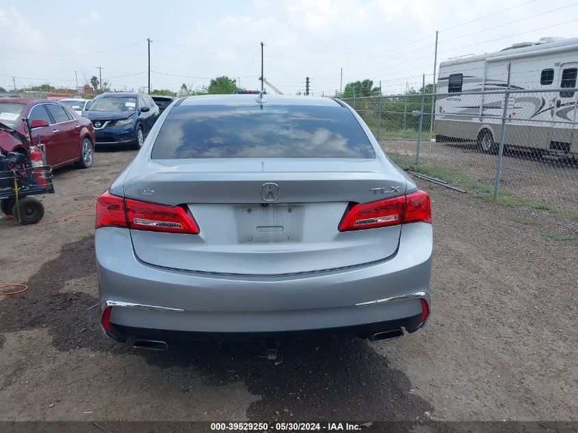 19UUB2F54JA001871 2018 Acura Tlx Tech Pkg