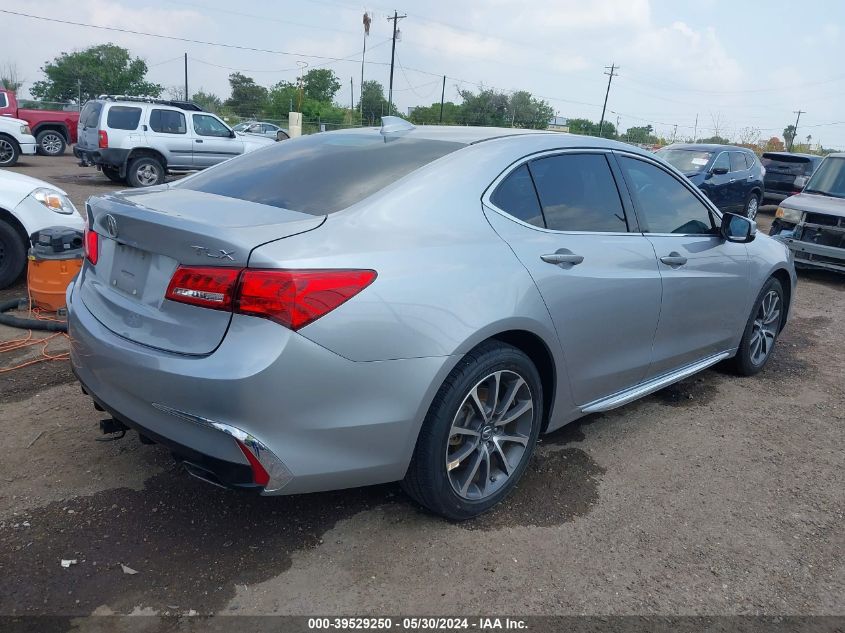 19UUB2F54JA001871 2018 Acura Tlx Tech Pkg