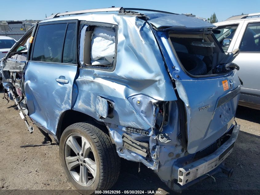 2008 Toyota Highlander Sport VIN: JTEDS43A782061655 Lot: 39529295