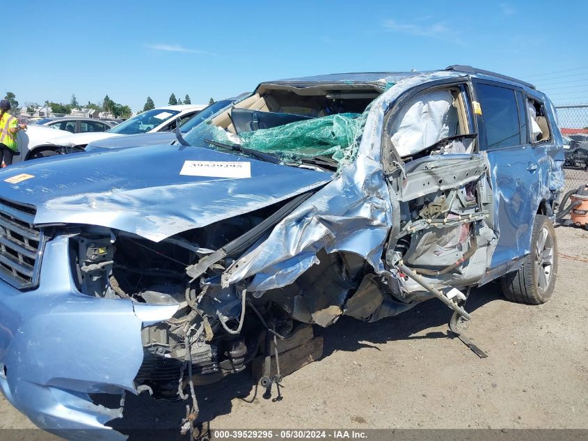 2008 Toyota Highlander Sport VIN: JTEDS43A782061655 Lot: 39529295