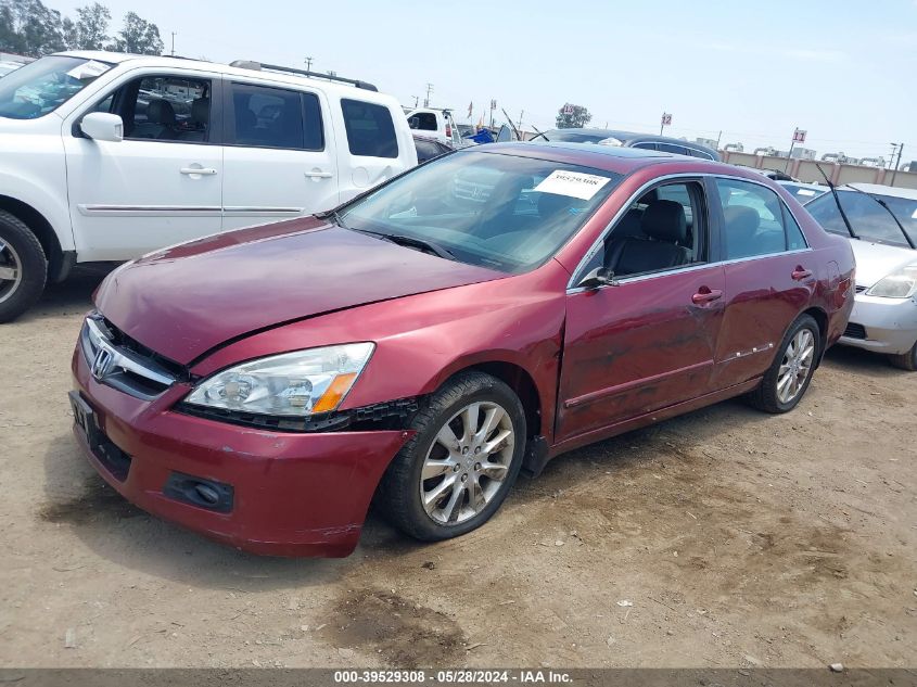 2006 Honda Accord 3.0 Ex VIN: 1HGCM66566A006834 Lot: 39529308