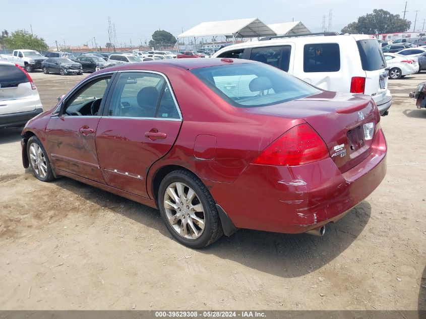 2006 Honda Accord 3.0 Ex VIN: 1HGCM66566A006834 Lot: 39529308