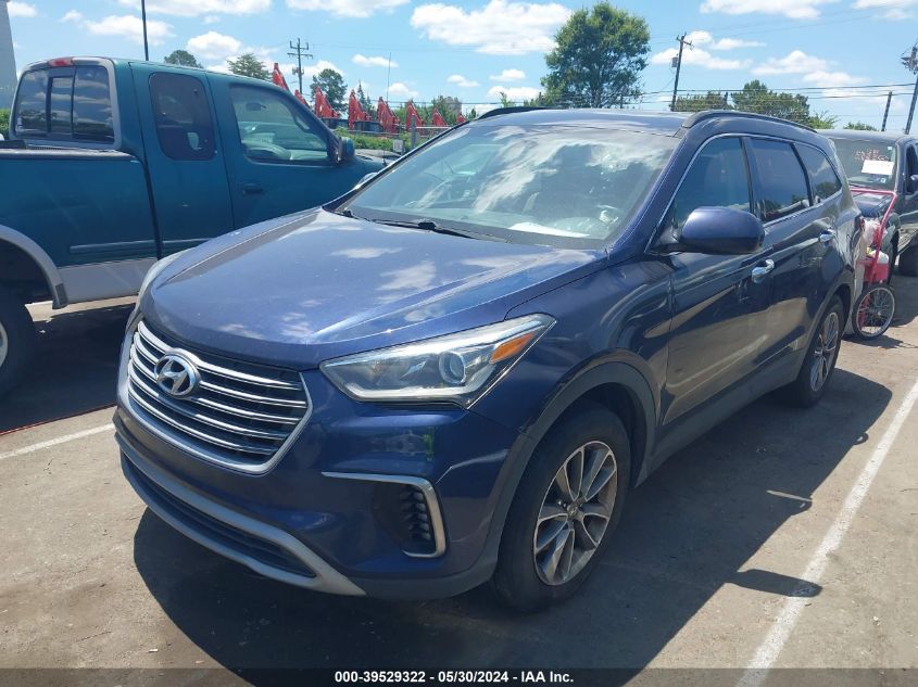 2017 Hyundai Santa Fe Se VIN: KM8SM4HF9HU212487 Lot: 39529322