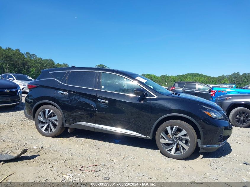 2023 Nissan Murano Sl Intelligent Awd VIN: 5N1AZ2CSXPC129984 Lot: 39529331