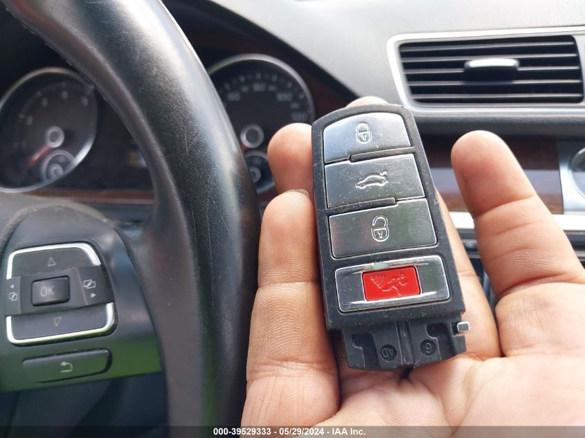 2012 Volkswagen Cc Lux Limited VIN: WVWHP7AN4CE534143 Lot: 39529333