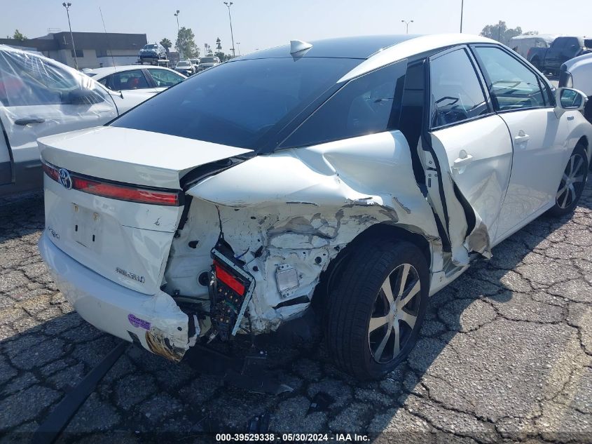 2019 Toyota Mirai VIN: JTDBVRBD8KA006950 Lot: 40438254