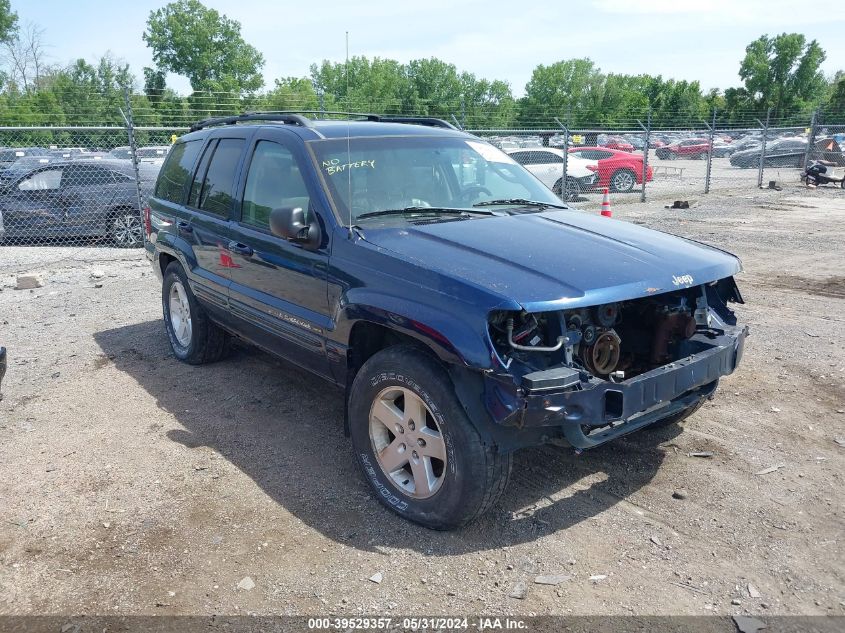 2003 Jeep Grand Cherokee Limited VIN: 1J4GW58NX3C554752 Lot: 39529357