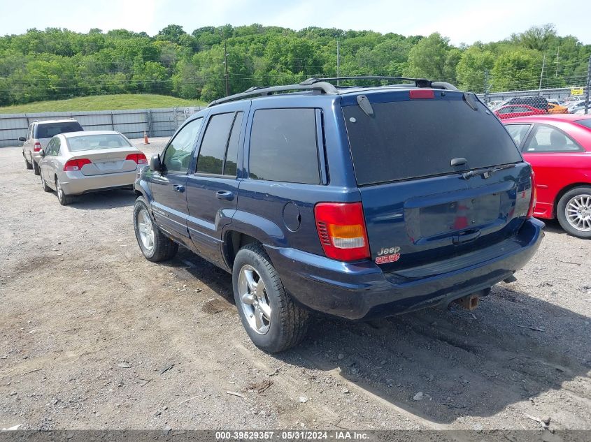 2003 Jeep Grand Cherokee Limited VIN: 1J4GW58NX3C554752 Lot: 39529357