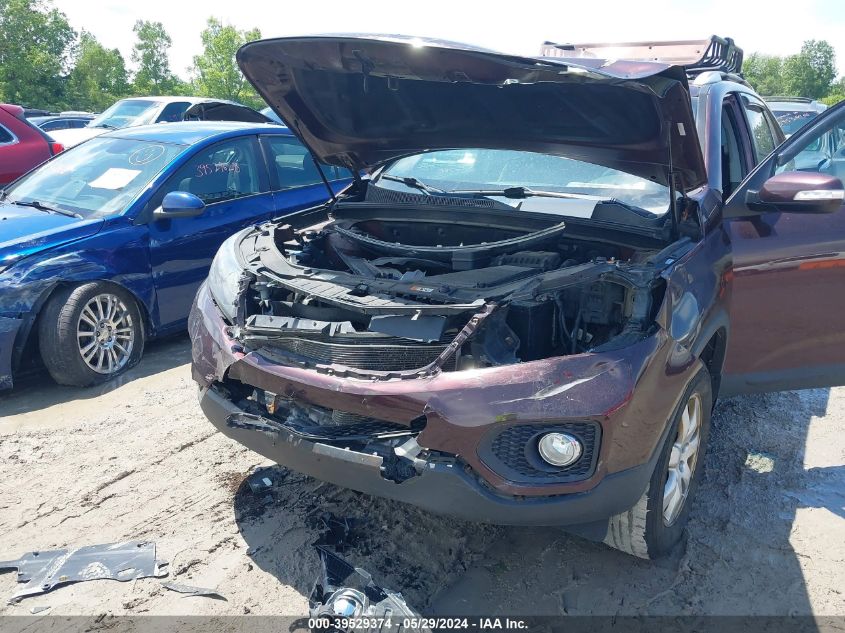 2013 Kia Sorento Lx VIN: 5XYKT3A66DG367084 Lot: 39529374