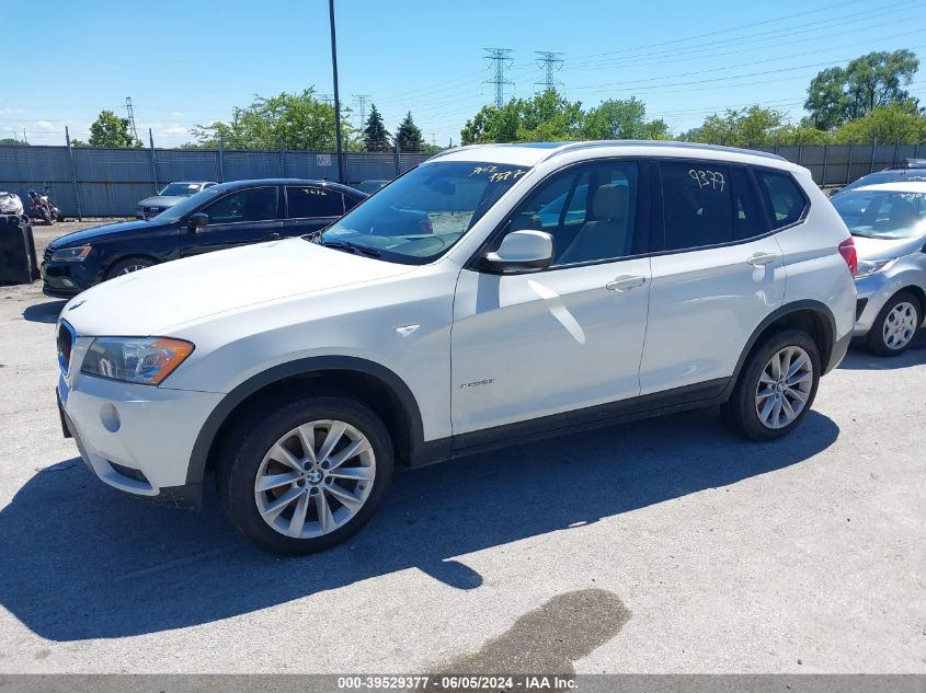 2013 BMW X3 xDrive28I VIN: 5UXWX9C59D0A28825 Lot: 39529377