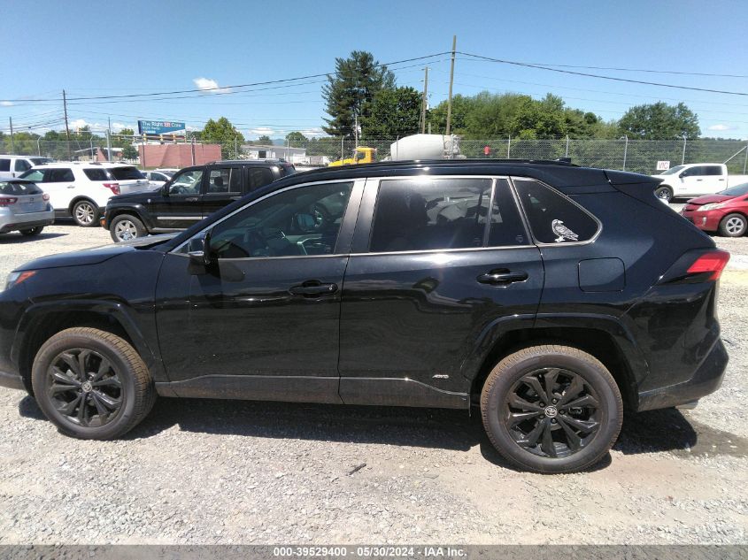 2022 Toyota Rav4 Se Hybrid VIN: JTM16RFV7ND048668 Lot: 39529400