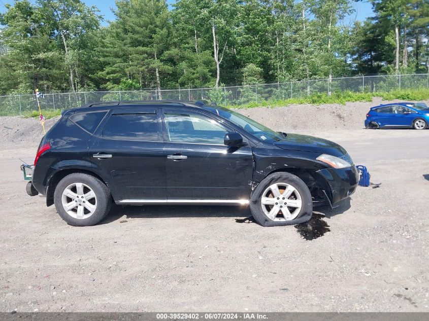 2006 Nissan Murano Sl VIN: JN8AZ08T66W421160 Lot: 39529402