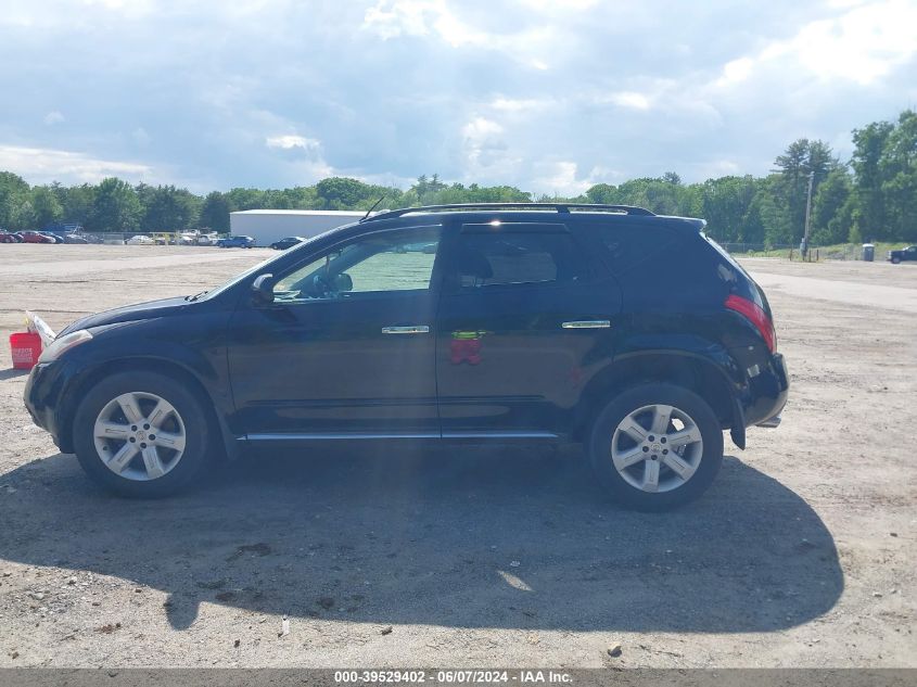 2006 Nissan Murano Sl VIN: JN8AZ08T66W421160 Lot: 39529402