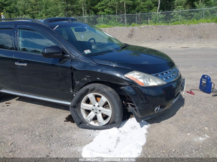 2006 Nissan Murano Sl VIN: JN8AZ08T66W421160 Lot: 39529402