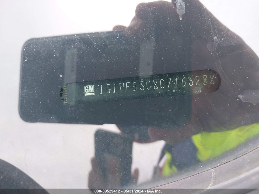 2012 Chevrolet Cruze 1Lt VIN: 1G1PF5SC8C7163288 Lot: 39529412