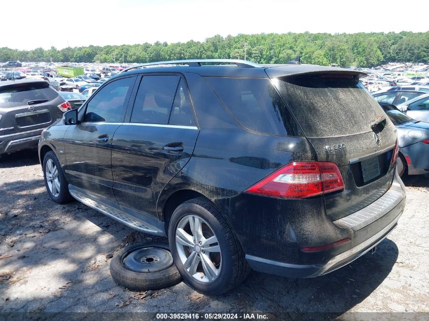 2012 Mercedes-Benz Ml 350 Bluetec 4Matic VIN: 4JGDA2EB4CA011758 Lot: 39529416