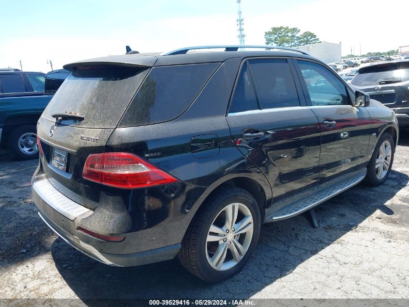 2012 Mercedes-Benz Ml 350 Bluetec 4Matic VIN: 4JGDA2EB4CA011758 Lot: 39529416