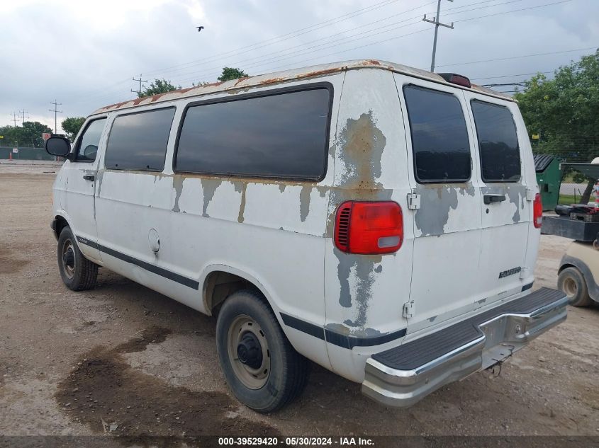 2000 Dodge Ram Wagon 2500 VIN: 2B5WB25Z2YK113376 Lot: 39529420