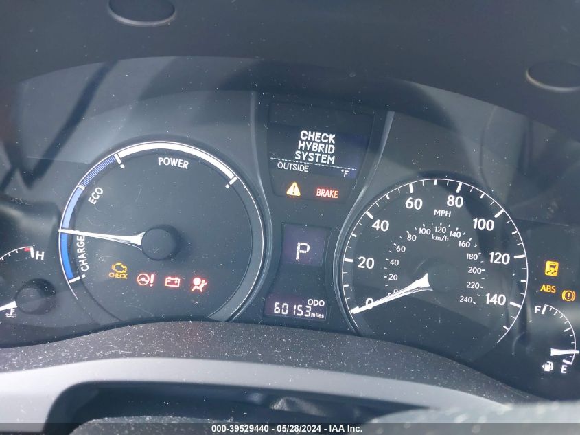 2013 Lexus Rx 450H VIN: JTJBC1BA0D2053350 Lot: 39529440