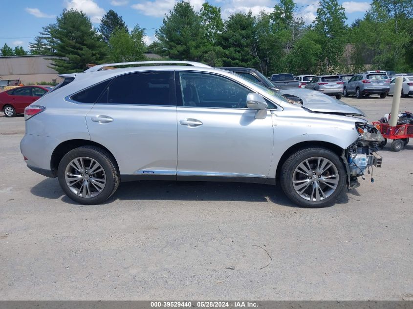 2013 Lexus Rx 450H VIN: JTJBC1BA0D2053350 Lot: 39529440