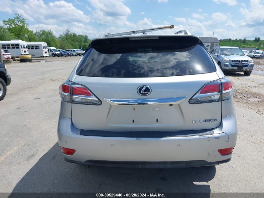 2013 Lexus Rx 450H VIN: JTJBC1BA0D2053350 Lot: 39529440