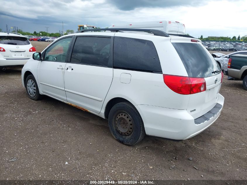 2008 Toyota Sienna Le VIN: 5TDZK23C68S170374 Lot: 39529449