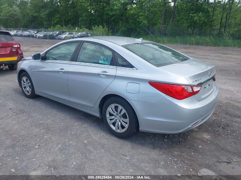 2013 Hyundai Sonata Gls VIN: 5NPEB4AC7DH576337 Lot: 39529454