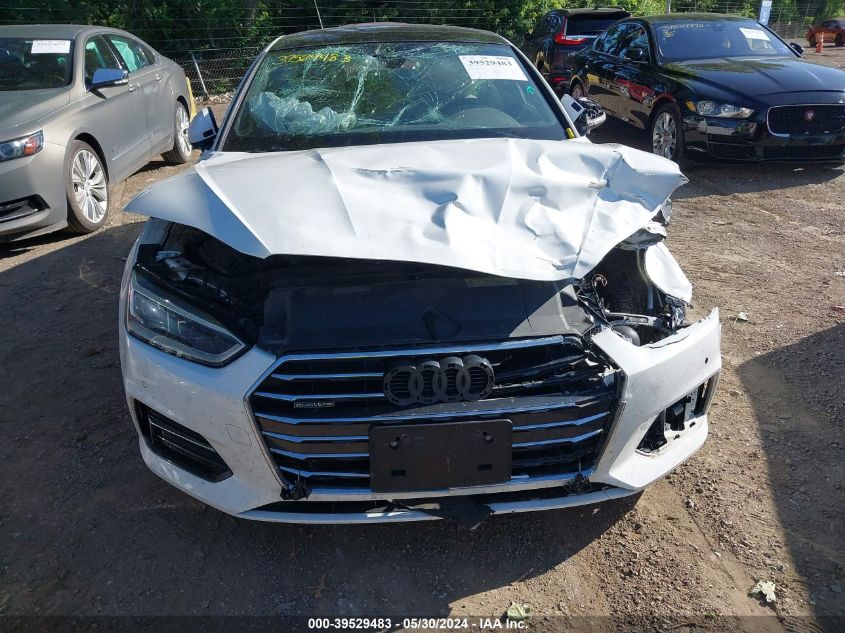 2019 Audi A5 45 Premium VIN: WAUBNCF56KA011254 Lot: 39529483