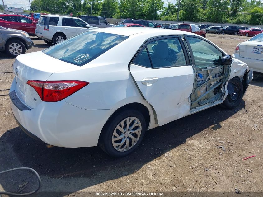 2017 Toyota Corolla Le VIN: 2T1BURHE2HC787004 Lot: 39529510