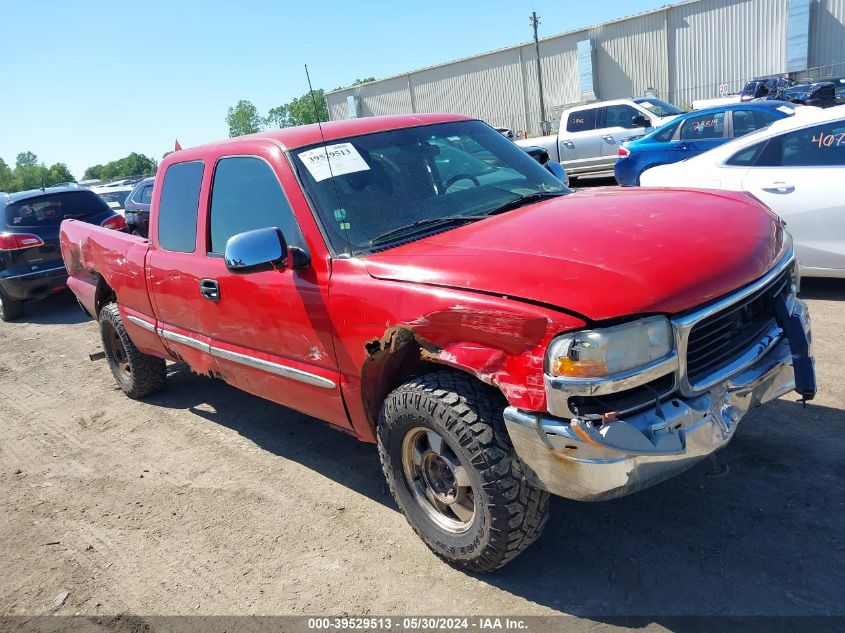 2001 GMC Sierra 1500 Sle VIN: 1GTEK19TX1E213612 Lot: 39529513