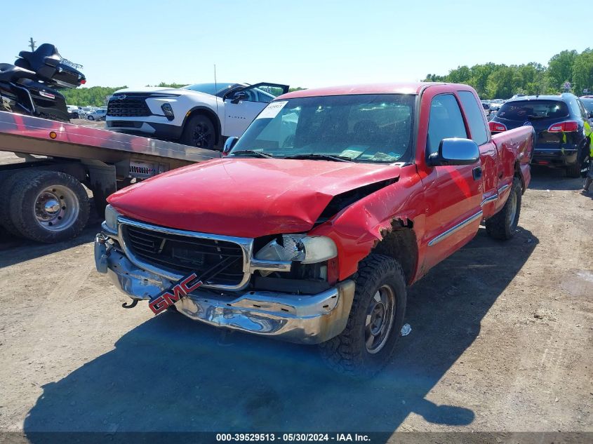 2001 GMC Sierra 1500 Sle VIN: 1GTEK19TX1E213612 Lot: 39529513