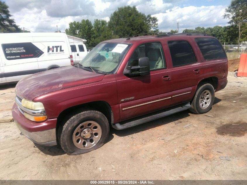 2002 Chevrolet Tahoe Lt VIN: 1GNEK13Z12J302076 Lot: 39529515