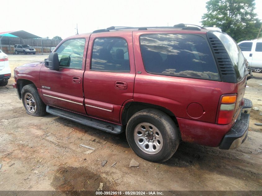 2002 Chevrolet Tahoe Lt VIN: 1GNEK13Z12J302076 Lot: 39529515