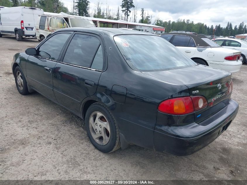 2002 Toyota Corolla Le VIN: 2T1BR18E72C561115 Lot: 39529527