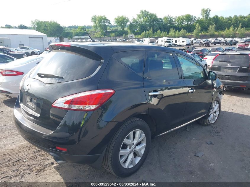 2012 Nissan Murano S VIN: JN8AZ1MU0CW106001 Lot: 39529542